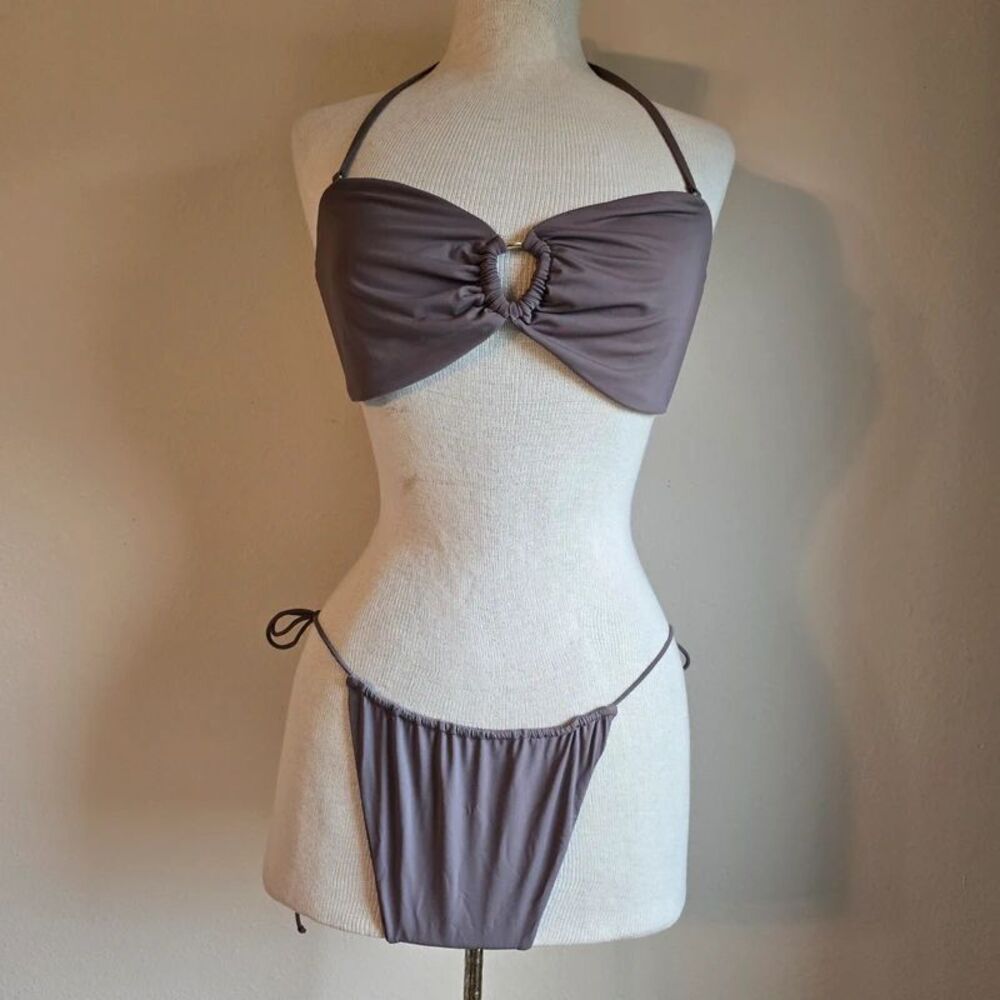 Riot swim bikini top and bottom L/XL